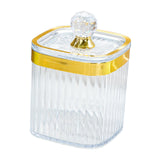 Maxbell Food Storage Container Jar with Lid Food Canister for Spice Serving Tea Gold