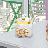 Maxbell Food Storage Container Jar with Lid Food Canister for Spice Serving Tea Gold