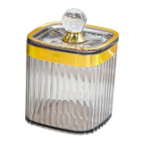 Maxbell Food Storage Container Jar with Lid Food Canister for Spice Serving Tea Gray