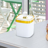 Maxbell Food Storage Container Jar with Lid Food Canister for Spice Serving Tea White