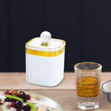 Maxbell Food Storage Container Jar with Lid Food Canister for Spice Serving Tea White