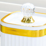 Maxbell Food Storage Container Jar with Lid Food Canister for Spice Serving Tea White