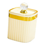 Maxbell Food Storage Container Jar with Lid Food Canister for Spice Serving Tea Yellow