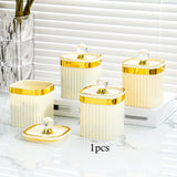 Maxbell Food Storage Container Jar with Lid Food Canister for Spice Serving Tea Yellow