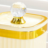 Maxbell Food Storage Container Jar with Lid Food Canister for Spice Serving Tea Yellow