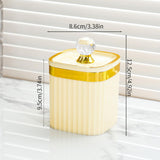 Maxbell Food Storage Container Jar with Lid Food Canister for Spice Serving Tea Yellow