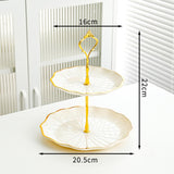 Maxbell Cupcake Stand Dessert Fruit Candy Display Plate for Countertop Desktop Party S