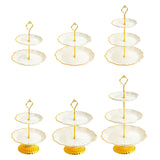 Maxbell Cupcake Stand Dessert Fruit Candy Display Plate for Countertop Desktop Party S