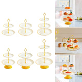 Maxbell Cupcake Stand Dessert Fruit Candy Display Plate for Countertop Desktop Party S