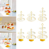 Maxbell Cupcake Stand Dessert Fruit Candy Display Plate for Countertop Desktop Party S