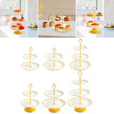 Maxbell Cupcake Stand Dessert Fruit Candy Display Plate for Countertop Desktop Party S