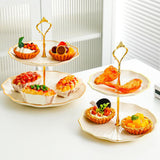 Maxbell Cupcake Stand Dessert Fruit Candy Display Plate for Countertop Desktop Party S