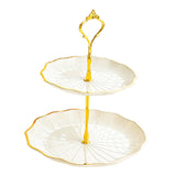 Maxbell Cupcake Stand Dessert Fruit Candy Display Plate for Countertop Desktop Party S