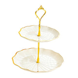 Maxbell Cupcake Stand Dessert Fruit Candy Display Plate for Countertop Desktop Party S