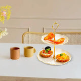 Maxbell Cupcake Stand Dessert Fruit Candy Display Plate for Countertop Desktop Party S