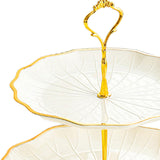 Maxbell Cupcake Stand Dessert Fruit Candy Display Plate for Countertop Desktop Party M