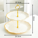 Maxbell Cupcake Stand Dessert Fruit Candy Display Plate for Countertop Desktop Party M