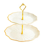 Maxbell Cupcake Stand Dessert Fruit Candy Display Plate for Countertop Desktop Party M