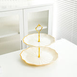 Maxbell Cupcake Stand Dessert Fruit Candy Display Plate for Countertop Desktop Party M
