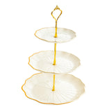 Maxbell Cupcake Stand Dessert Fruit Candy Display Plate for Countertop Desktop Party L