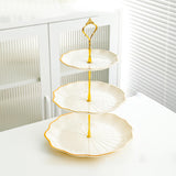 Maxbell Cupcake Stand Dessert Fruit Candy Display Plate for Countertop Desktop Party L