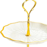 Maxbell Cupcake Stand Dessert Fruit Candy Display Plate for Countertop Desktop Party S with Foot