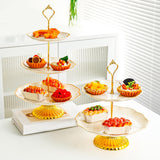 Maxbell Cupcake Stand Dessert Fruit Candy Display Plate for Countertop Desktop Party S with Foot