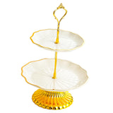 Maxbell Cupcake Stand Dessert Fruit Candy Display Plate for Countertop Desktop Party S with Foot