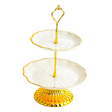 Maxbell Cupcake Stand Dessert Fruit Candy Display Plate for Countertop Desktop Party S with Foot