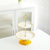 Maxbell Cupcake Stand Dessert Fruit Candy Display Plate for Countertop Desktop Party S with Foot