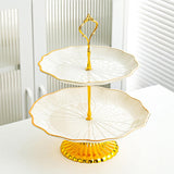 Maxbell Cupcake Stand Dessert Fruit Candy Display Plate for Countertop Desktop Party M with Foot