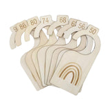 Maxbell 8 Pieces Baby Closet Dividers Clothes Organizers for Daily Use Room Birthday