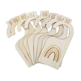 Maxbell 8 Pieces Baby Closet Dividers Clothes Organizers for Daily Use Room Birthday