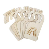 Maxbell 8 Pieces Baby Closet Dividers Clothes Organizers for Daily Use Room Birthday