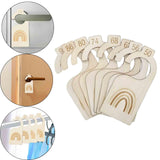 Maxbell 8 Pieces Baby Closet Dividers Clothes Organizers for Daily Use Room Birthday