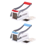 Maxbell Manual French Fry Cutter Practical Potato Cutter for Carrots Cucumbers Fruit Red