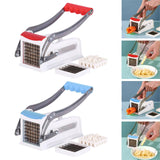 Maxbell Manual French Fry Cutter Practical Potato Cutter for Carrots Cucumbers Fruit Red