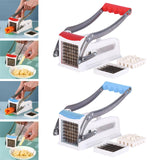 Maxbell Manual French Fry Cutter Practical Potato Cutter for Carrots Cucumbers Fruit Red