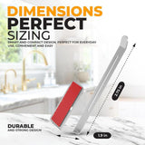 Maxbell Under Cabinet Mount Tumbler Lid Organizer Easy Installation for Shop Cabinet