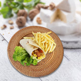 Maxbell Food Snack Serving Basket Footed Fruit Basket for Makeup Picnic Coffee Table