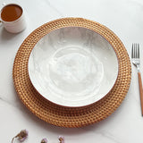 Maxbell Food Snack Serving Basket Footed Fruit Basket for Makeup Picnic Coffee Table