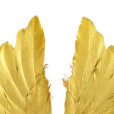 Maxbell Angel Feather Cake Topper Congratulation DIY Toothpick Flag Cake Insert Gold