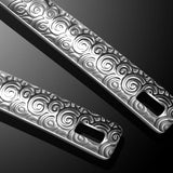 Maxbell Stainless Steel Skimmer Slotted Spoon Spaghetti Drain Spoon for Pasta Baking