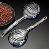 Maxbell Stainless Steel Skimmer Slotted Spoon Spaghetti Drain Spoon for Pasta Baking