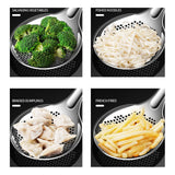 Maxbell Stainless Steel Skimmer Slotted Spoon Spaghetti Drain Spoon for Pasta Baking