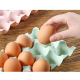 Maxbell 15 Cup Egg Holder Box Kitchen Egg Storage Box for Countertop Kitchen Cabinet Blue