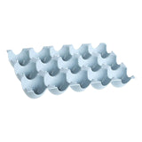 Maxbell 15 Cup Egg Holder Box Kitchen Egg Storage Box for Countertop Kitchen Cabinet Blue