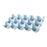Maxbell 15 Cup Egg Holder Box Kitchen Egg Storage Box for Countertop Kitchen Cabinet Blue
