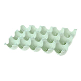 Maxbell 15 Cup Egg Holder Box Kitchen Egg Storage Box for Countertop Kitchen Cabinet Green