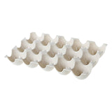 Maxbell 15 Cup Egg Holder Box Kitchen Egg Storage Box for Countertop Kitchen Cabinet Beige